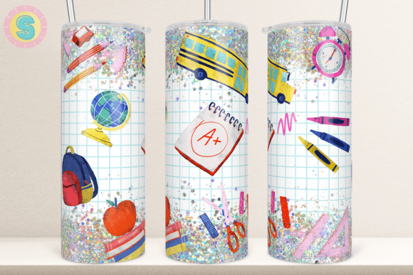 20Oz Back to School Tumbler Wrap