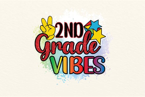 2nd Grade Vibes - Back to School Png