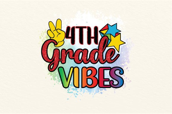 4th Grade Vibes - Back to School Png: A Versatile Design for Modern Creators