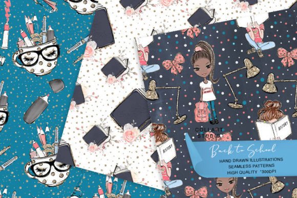 Back to School Patterns, Seamless: A Versatile Digital Design Resource