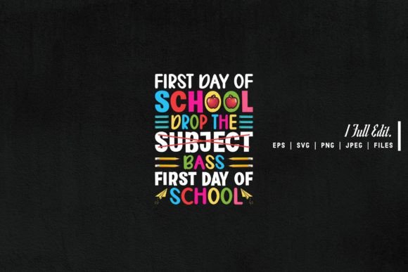 Back to School Shirts SVG PNG Cut File 3