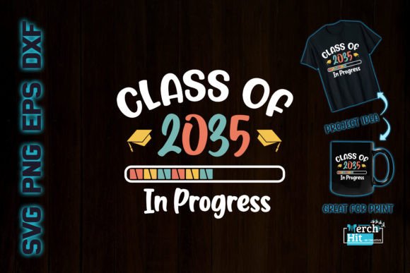 Class of 2035 Back to School T-shirt Svg