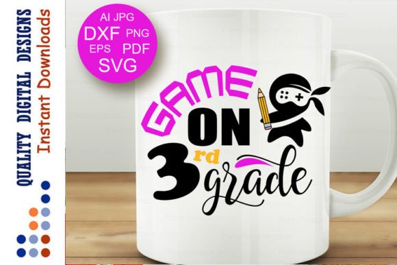 Game on 3rd Grade Back to School Ninja