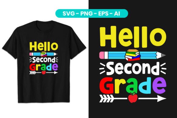Hello Second Grad Back to School SVG: A Versatile Design for Modern Creators