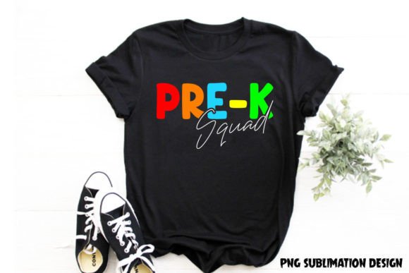 Pre-k Squad Back to School T-shirt PNG: A Must-Have for Creative Professionals and Marketers
