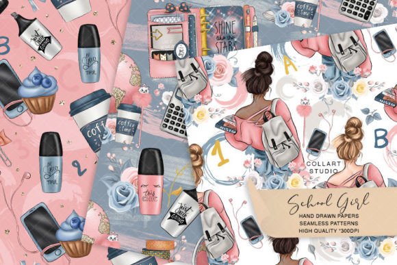 School Girl, Back to School Patterns