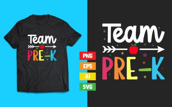 Team Pre-K Back to School T-Shirt Design: A Must-Have for Your Creative Projects