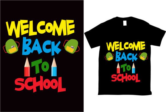 Welcome Back to School Vector Design